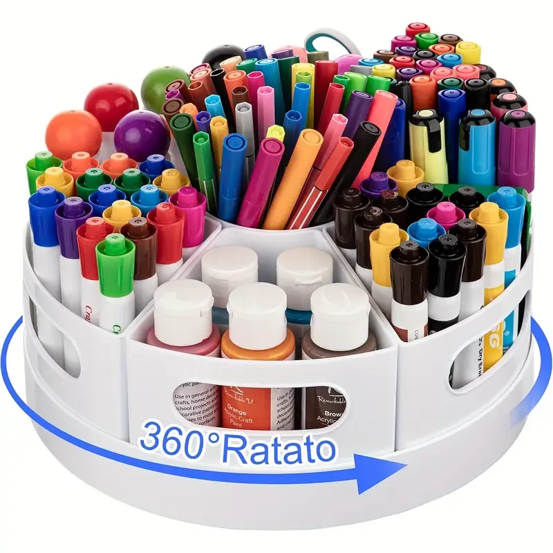 Office Tech Accessories - 360 ° Organisateur de bureau rotatif