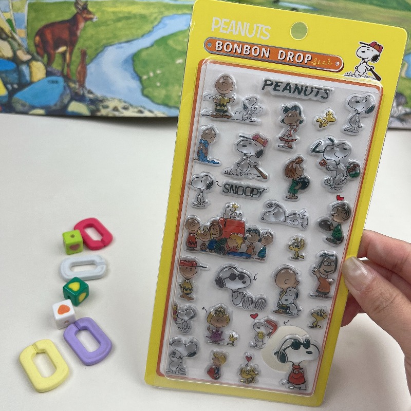 8 autocollants mignons Snoopy  - Office Tech Accessories avis et prix