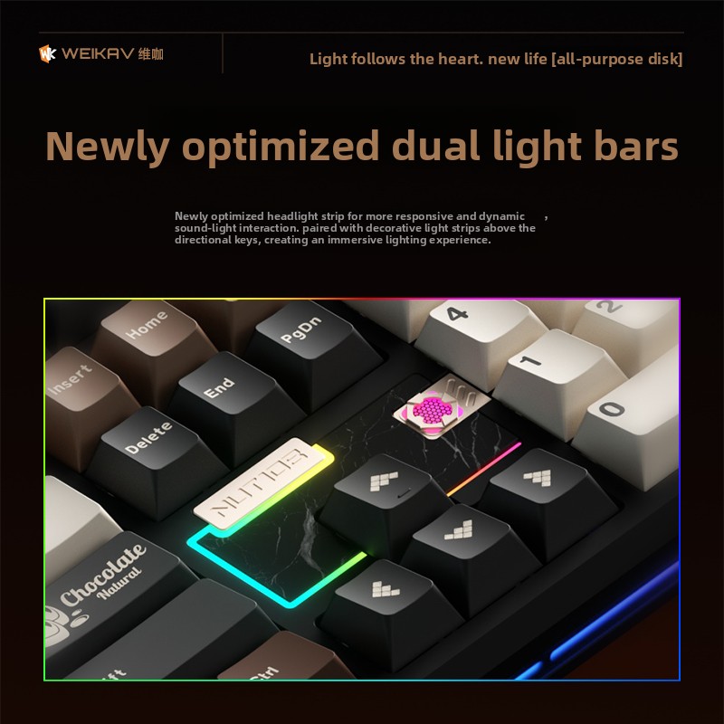 Clavier mécanique WEIKAV NUT10 - Tech For Office avis et prix